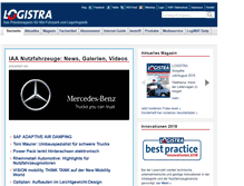 Tablet Screenshot of logistra.de